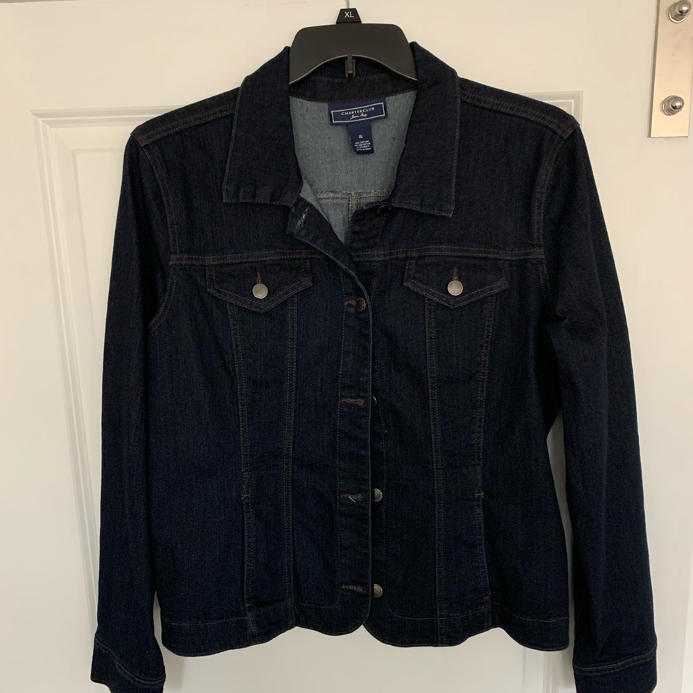 Charter Club Women’s Jean Jacket - Picture 2 of 5